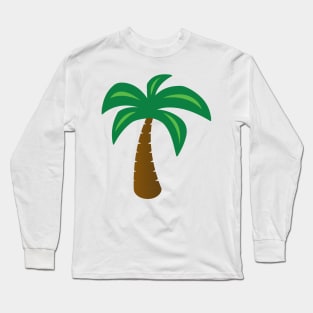 Palm Tree Design Long Sleeve T-Shirt